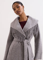 Lisa Tassel Coat - Grey