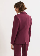 Fara Suit Jacket - Burgundy