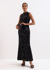 Trudy Sequin Dress - Black