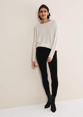 Valerie Velvet Leggings - Black