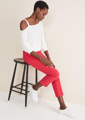 Ramona Straight Leg Jean - Hot Pink