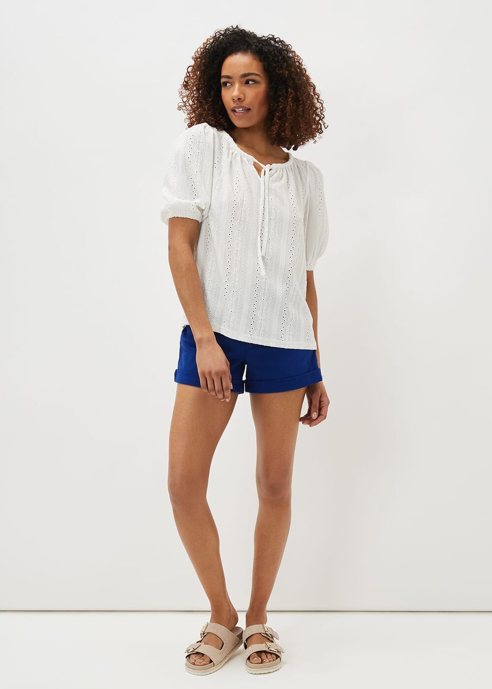 Una Denim Short - Cobalt