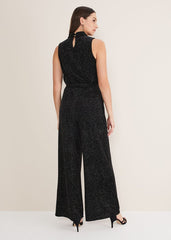 Dove Glitter Velvet Trouser - Black/Multi