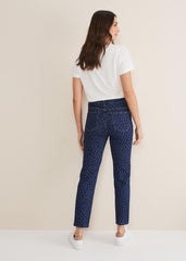 Petra Heart Straight Leg Jeans - Mid Blue