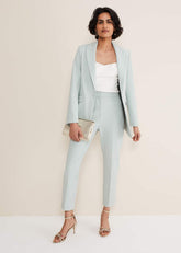 Eira Cigarette Trousers - Eau De Nil