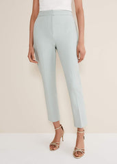 Eira Cigarette Trousers - Eau De Nil