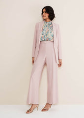 Celyn Wide Leg Trousers - Antique Rose