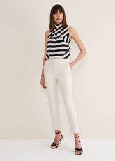 Eira Cigarette Trousers - Almond