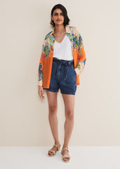 Paige Denim Shorts - Mid Wash