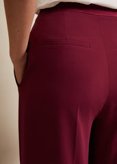 Elandra Tux Trouser - Burgundy