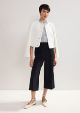Aubrielle Wide Leg Culottes - Navy