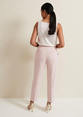 Petite Ulrica Tapered Suit Trouser - Antique Rose