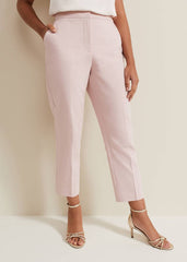 Petite Ulrica Tapered Suit Trouser - Antique Rose