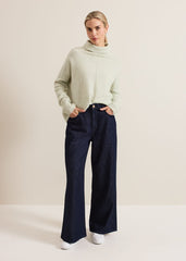 Liana Dark Wash Wide Leg Jean - Dark Wash