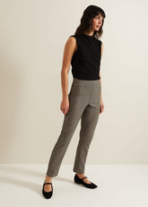 Donna Dogtooth Treggings - Black/Multi