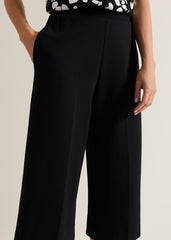 Lori Black Ponte Culottes - Black