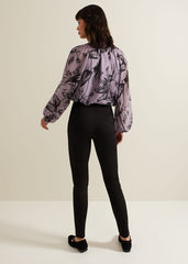 Amina Skinny Trousers - Black