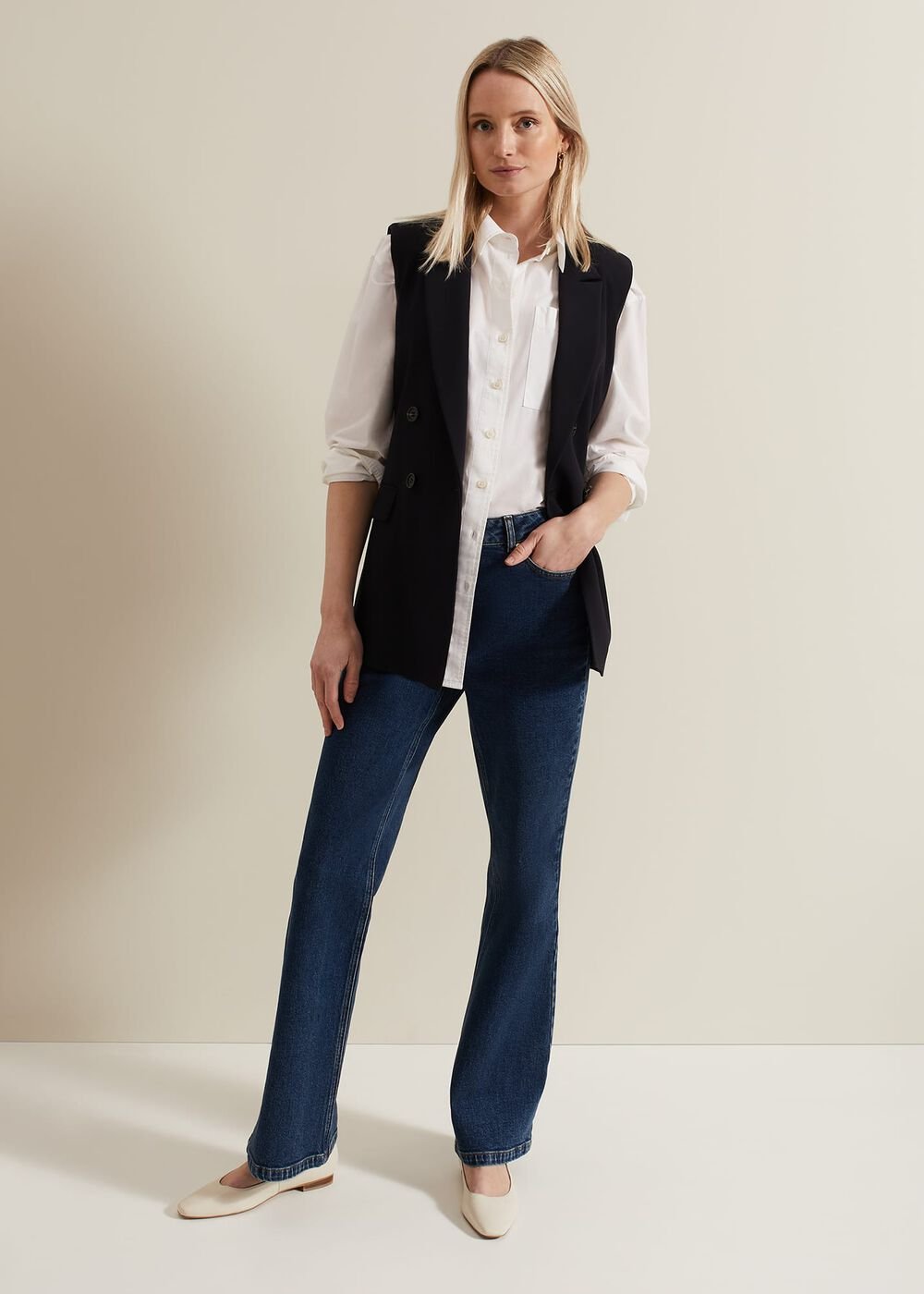 Olivia Bootcut Jean - Mid Wash