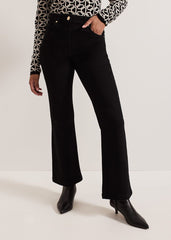 Petite Olivia Bootcut Jean - Black
