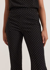 Samantha Petite Hotfix Trouser - Black