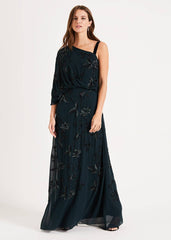 Shirley Embellished Maxi Dress - Ever Green
