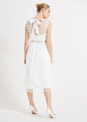 Amalia Embroidered Wedding Dress - Ivory