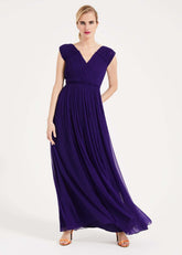 Marion Crinkle Maxi Dress - Violet