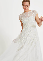 Mylee Embellished Wedding Dress - Antique Cream