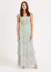 Rai Beaded Maxi Dress - Mint