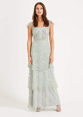 Rai Beaded Maxi Dress - Mint
