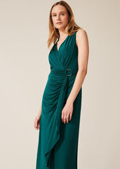 Caylee Drape Maxi Dress - Pine