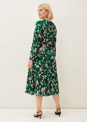 Emmy Floral Dress - Jade/Multi