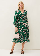 Emmy Floral Dress - Jade/Multi