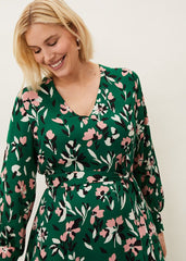 Emmy Floral Dress - Jade/Multi