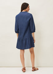 Penele Swing Dress - Chambray