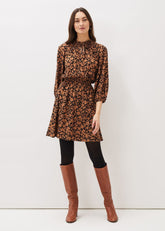 Phillipa Swing Dress - Black/Tan