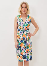 Essie Floral Midi Dress - Multi-Coloured