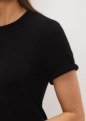 Roxana T-Shirt Maxi Dress - Black