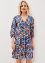 Penele Dotty Print Short Dress - Multi-Coloured