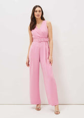 Lissia Pink Wide Leg Jumpsuit - Candy Pink