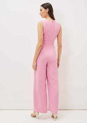 Lissia Pink Wide Leg Jumpsuit - Candy Pink