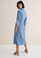 Tilda Chambray Dress - Chambray