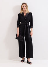 Kylie Tux Jumpsuit - Black