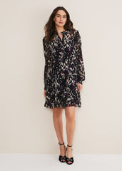 Millicent Print Tiered Dress - Multi-Coloured