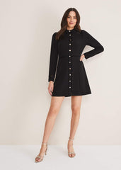 Rosa Tailored Dress - Black