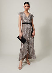 Enja Sequin Maxi Dress - Gold