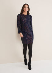 Orianne Sequin Dress - Multi-Coloured