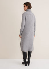 Seline Wool Cashmere Dress - Mid Grey
