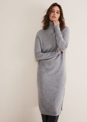 Seline Wool Cashmere Dress - Mid Grey