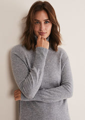 Seline Wool Cashmere Dress - Mid Grey